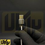 تصویر  کابل کوتاه تبدیل USB به MICROUSB برند BASEUS مدل چرمی