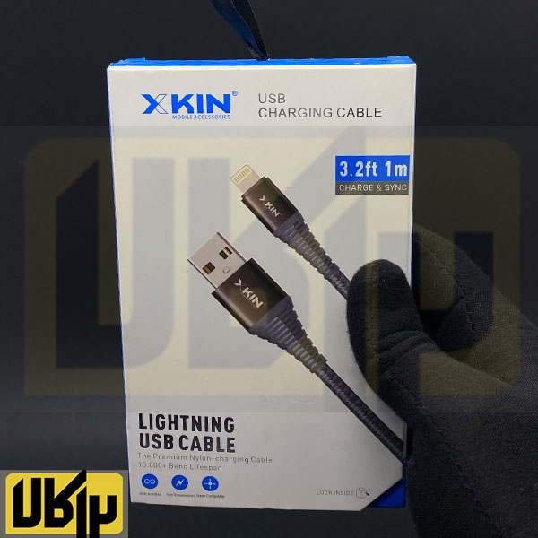 تصویر  کابل تبدیل USB به لایتنینگ ایکس کین مدل XK-CA02 طول 1 متر
