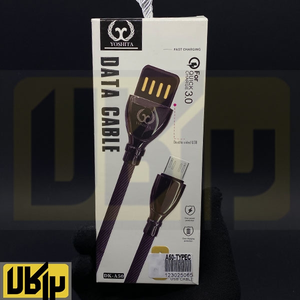 تصویر  کابل شارژ Type-C به USB دو طرفه مدل DK-A50