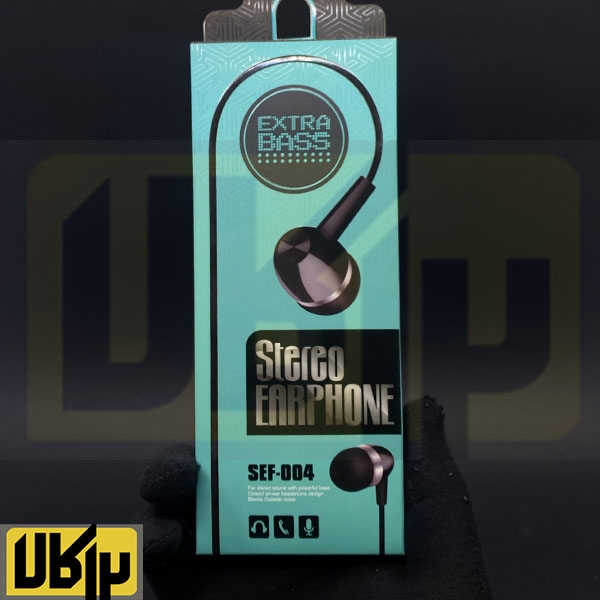 تصویر  هندزفری سیمی extra bass مدل SEF-004