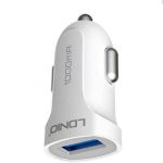 تصویر  شارژر فندکی الدینیو مدل DL-C17 همراه با کابل microUSB