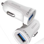 تصویر  شارژر فندکی الدینیو مدل DL-C17 همراه با کابل microUSB