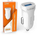 تصویر  شارژر فندکی الدینیو مدل DL-C17 همراه با کابل microUSB