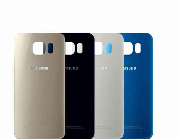 تصویر  درب پشت گوشی   SAMSUNG S6 رنگ :سفید