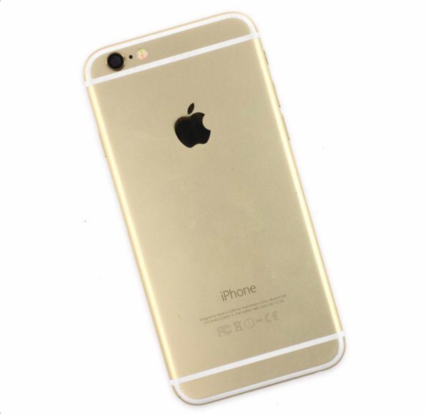 تصویر  در پشت گوشی  IPHONE 6   رنگ :طلایی