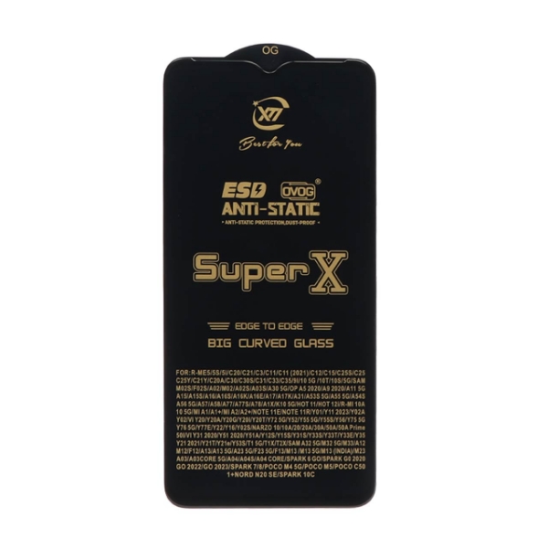 تصویر  محافظ صفحه نمایش آنتی استاتیک Full Cover Super X مدل A02  