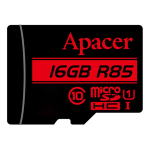 تصویر  کارت حافظه microSDHC اپیسر مدل AP16G کلاس 10 استاندارد UHS-I U1 سرعت 85MBps ظرفیت 16 گیگابایت