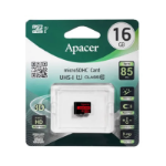 تصویر  کارت حافظه microSDHC اپیسر مدل AP16G کلاس 10 استاندارد UHS-I U1 سرعت 85MBps ظرفیت 16 گیگابایت