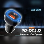 تصویر  شارژر فندکی موکسوم مدل MOXOM MX-VC14