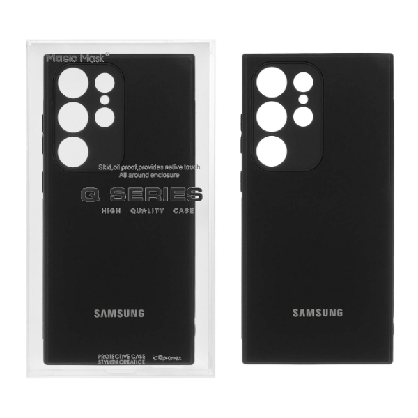تصویر  قاب اورجینال PVD ضدخش Magic Mask مدل Samsung Galaxy S24 Ultra - مشکی