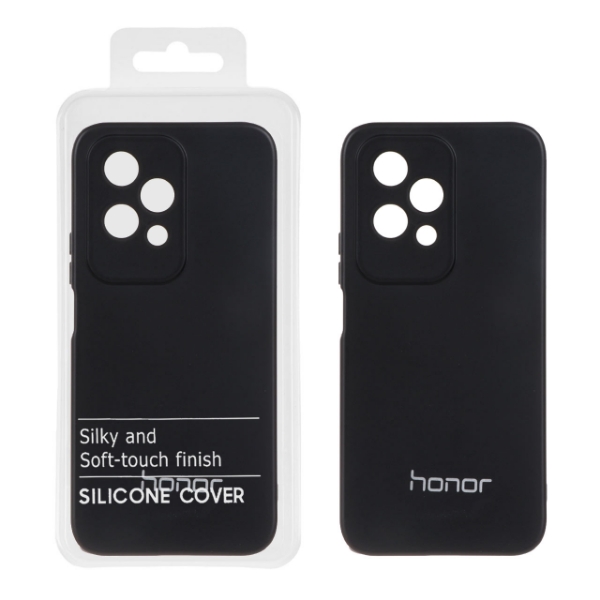 تصویر  قاب نیو سیلیکون محافظ لنزدار Honor 200 Lite - RFF - مشکی 