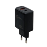 تصویر  شارژر دیواری سوپر فست و PD دو پورت Miller مدل M-72 38W به همراه کابل شارژ Type-C - مشکی