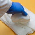 تصویر  دستمال پلی استر پاک کننده گوشی Sunshine Cleanroom بسته 152 عددی