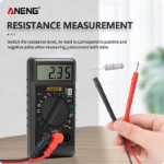 تصویر  مولتی متر دیجیتال Aneng DT-182 سایز مینی