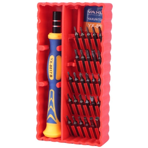 تصویر  ست پیچ گوشتی تعمیرات موبایل Yaxun YX-8017B