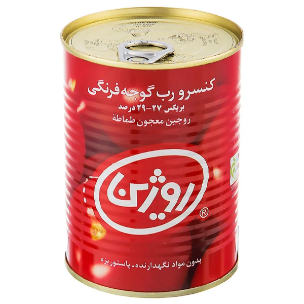 تصویر  رب گوجه فرنگی روژین مقدار 400 گرم