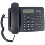 تصویر  تلفن رومیزی پاشافون Pashaphone KX-T7001CID مشکی