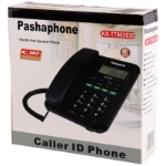 تصویر  تلفن رومیزی پاشافون Pashaphone KX-T7003CID رنگ مشکی